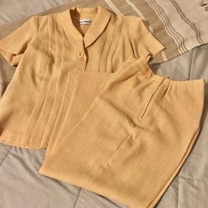 Coat and pants set